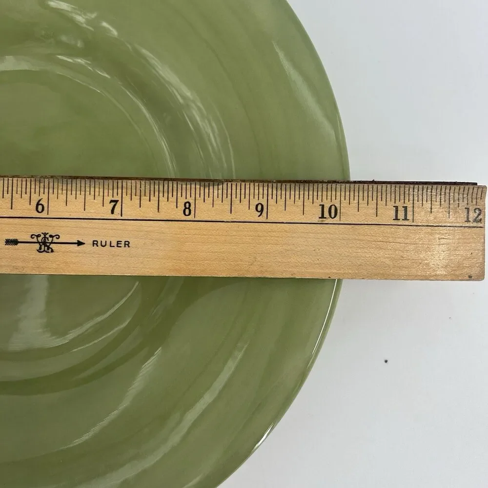 Pottery Barn SAUSALITO SAGE GREEN Large Rim Soup bowl 10 1/4
